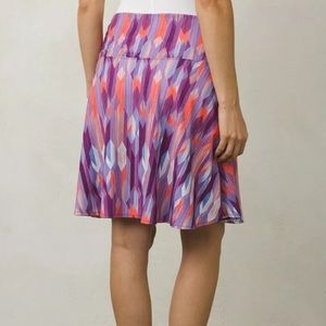 Prana Taj A-line printed skirt colorful size XS